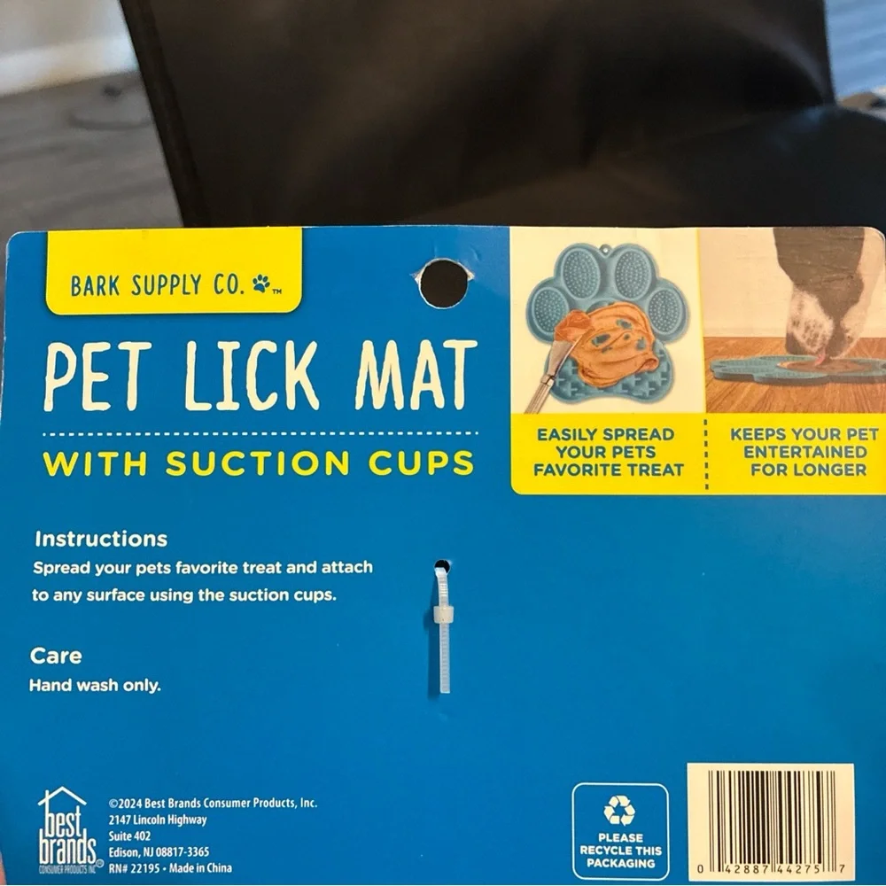 Bark Supply Co. Blue Pet Lick Mat